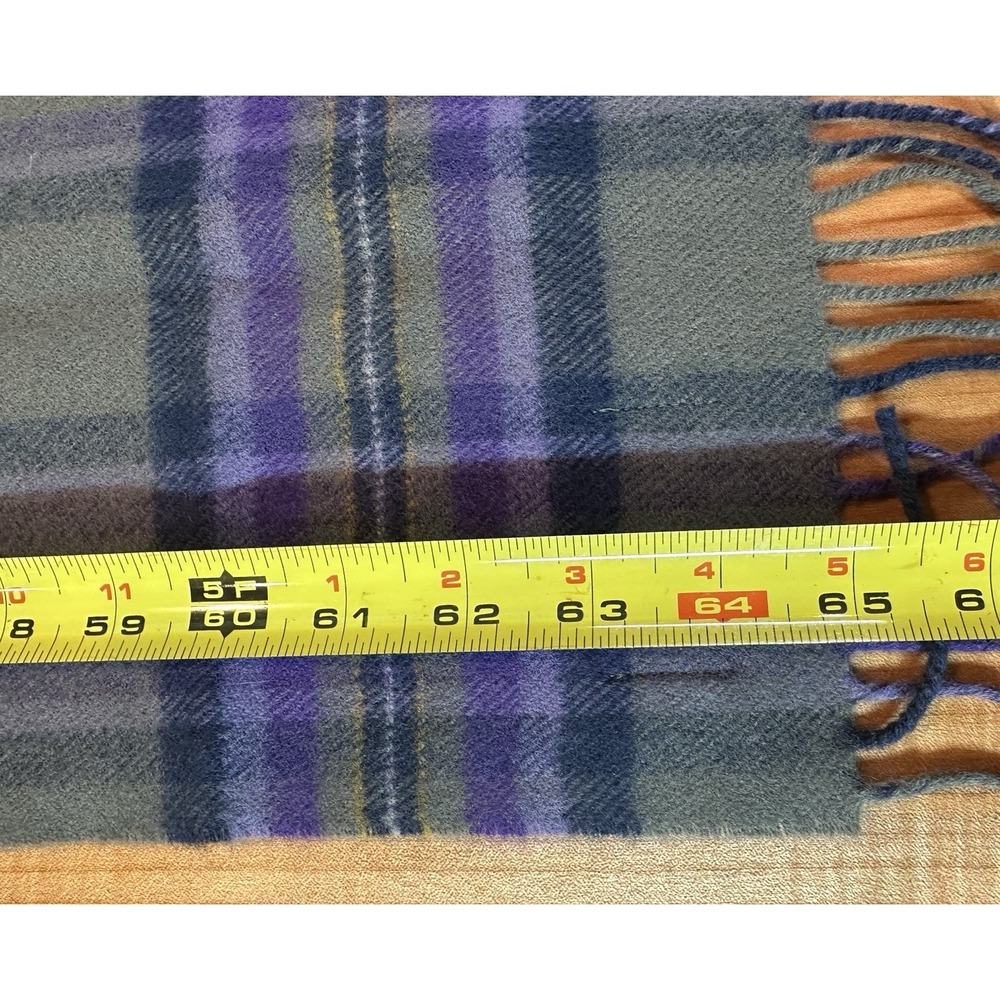 Kitlane Scotland 100% Lambswool Plaid Scarf‎ MacDonald Clan Tartan 65" - Picture 6 of 7